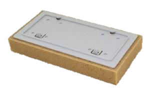 Recharge éponge couleur tabac 150 × 290 × 40 — référence 124